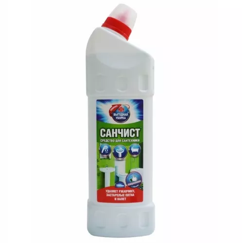 Чистящее средство Выгодная уборка для чистки сантехники Санчист 750 мл – 1