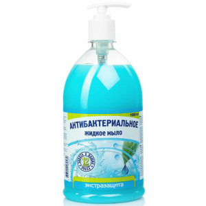 Мыло жидкое Aura clean Антибактериальное 1 л