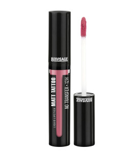 Помада для губ Lux Visage Matt Tattoo no transfer 12H жидкая устойчивая тон 105 Cool pink 3.8 гр - 1