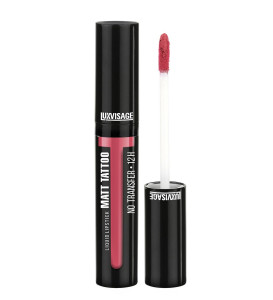 Помада для губ Lux Visage Matt Tattoo no transfer 12H жидкая устойчивая тон 112 Deep pink 3.8 гр - 1