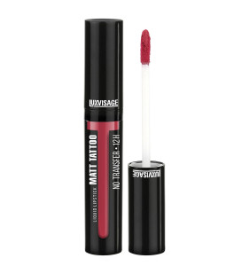Помада для губ Lux Visage Matt Tattoo no transfer 12H жидкая устойчивая тон 113 Plum rose 3.8 гр - 1