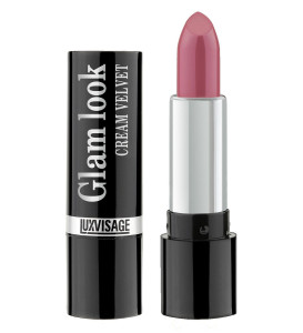 Помада для губ Lux Visage Glam Look Cream Velvet с сатиновым финишем тон 334 Ежевичный коктейль 4 гр - 1