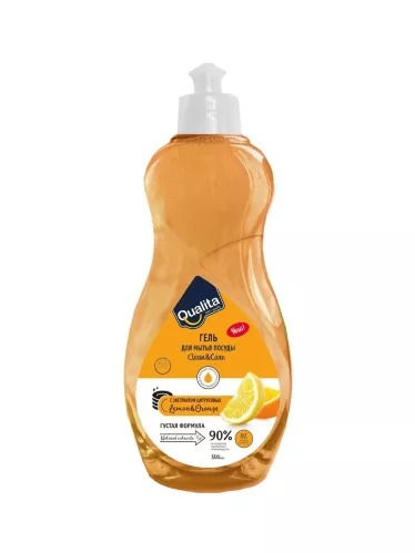 Средство для мытья посуды Qualita Lemon&Orange 500 мл – 1