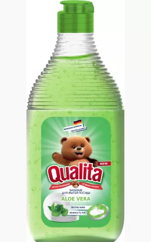 Средство для мытья посуды Qualita Green Tea&Aloe 500 мл – 2