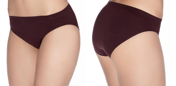 GIULIA SLIP VITA BASSA Слип L/XL marsala gul
