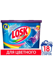 Капсулы для стирки Лоск 18 шт