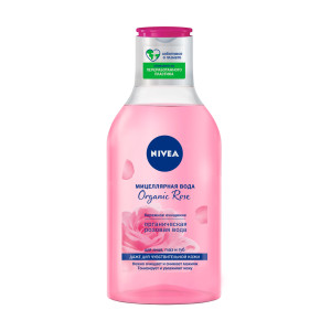 Мицеллярная вода Nivea Organic Rose 400 мл