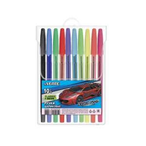 R 5073015 deVENTE Н-р шар.ручек "Racing" 10цв