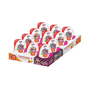 FRUITLS TOY LOL Фрукт.пастилки в пласт яйце+игрушк