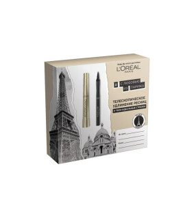 Подарочный набор L`Oreal Paris Telescopic Тушь для ресниц и Суперлайнер для глаз Perfect Slim