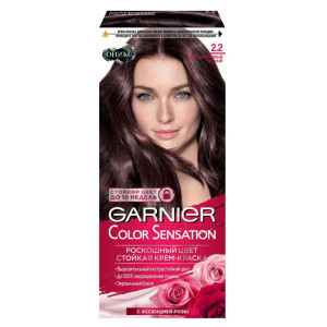 Крем-краска для волос Garnier Color Sensation оттенок 2.2 Перламутровый черный 110 мл