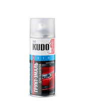 Грунт-эмаль Kudo Auto аэрозоль черная 520 мл