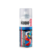 Kudo Грунт-эмаль для пластика красная  (RAL 3020) 520 мл
