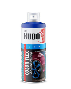 Краска Kudo Auto Color Flex Жидкая резина аэрозоль золото 520мл