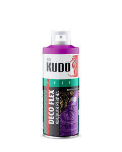 Краска Kudo Deco Flex жидкая резина прозрачная 520 мл