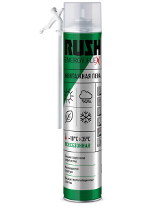 Пена монтажная бытовая всесезонная RUSH ENERGY FLEX