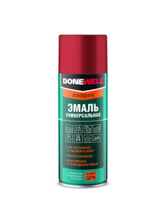 Эмаль Kudo DONEWELL универсальная алкидная матовый белый 520 мл
