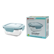 Контейнер Soft color стекло квадратный 15.2х6х15.2 0.8 л 