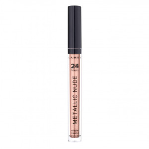 Тени для век Lamel Liquid Eyeshadow Metallic Nude тон 403 Янтарь 3.3 мл - 1