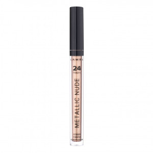 Тени для век Lamel Liquid Eyeshadow Metallic Nude тон 404 Оникс 3.3 мл - 1