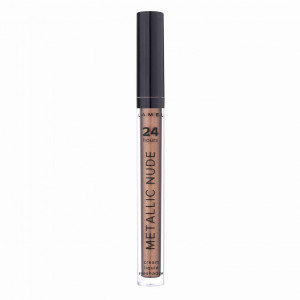 Тени для век Lamel Liquid Eyeshadow Metallic Nude тон 406 Циркон 3.3 мл - 1