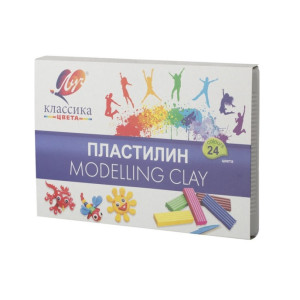 PL 28C1642-08 ЛУЧ Пластилин "Классика" 24цв