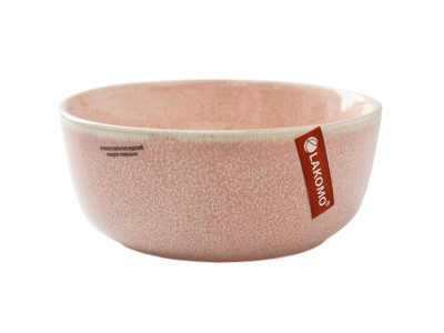 Салатник Lakomo Glaze цвет розовый 15 см