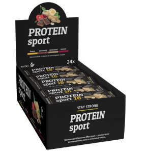 Батончик Effort Protein sport, 40г, 2 вида: шоколад / ореховый
