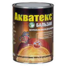 Масло для древесины Акватекс Бальзам натуральное бесцветный 0.75 л