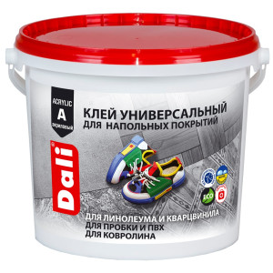 Клей Dali Универсальный акриловый для напольных покрытий 3.5 кг