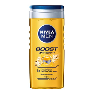 Гель для душа Nivea Boost 3 в 1 250 мл