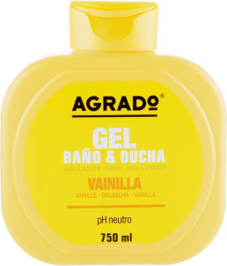 Гель для душа Agrado Vanilla стимулирующий 750 мл