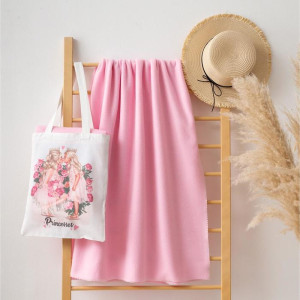 Набор  LoveLife Princesses флисовый плед 150 х 130 см и сумка-шопер 33 х 39 см - 1