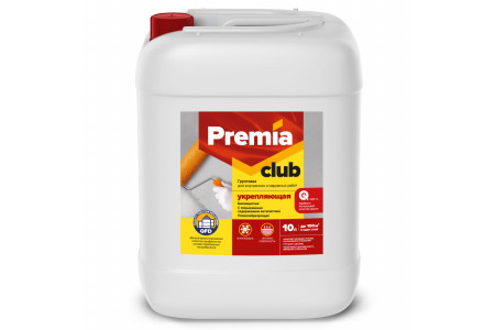 Грунтовка Premia Club укрепляющая канистра 10 л