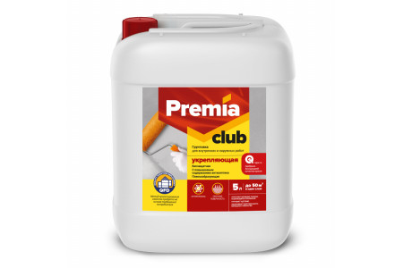 Грунтовка Premia Club укрепляющая канистра 5 л