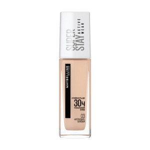 Тональный крем Maybelline New York Super Stay Active Wear оттенок 03 натурально-бежевый 30 мл - 1