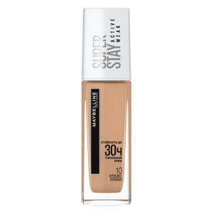 Тональный крем Maybelline New York Super Stay Active Wear оттенок 10 кремово-бежевый 30 мл - 1