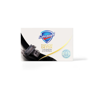 SAFEGUARD Мыло туалетное Natural Detox Уголь 110 г