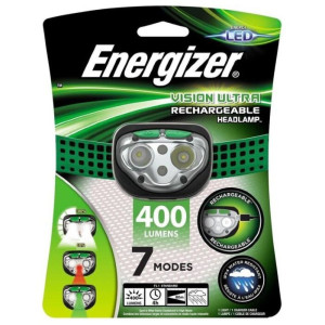 Фонарь налоб. ENERGIZER LED водонепроницаемый 4ч 400Лм зеленый 1/4