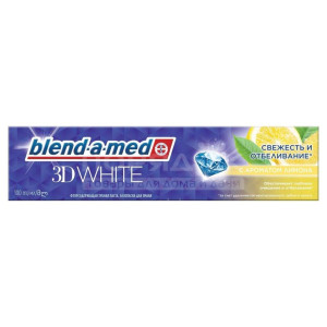 Зубная паста Blend-a-med 3D White Свежесть Лимона 100 мл