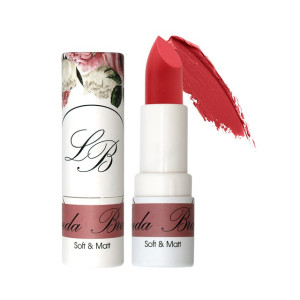 Помада для губ Landa Branda Soft & Matt матовая тон 523 pink coral 4 гр - 1