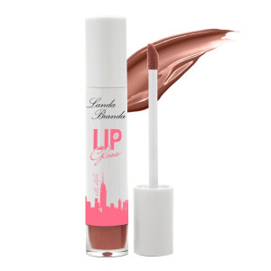 Жидкая помада для губ Landa Branda Цвет и Блеск лаковая тон 543 nude beige-rose 5 мл - 1