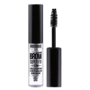 Гель для бровей Lux Visage BROW SUPER FIX 12H суперсильная фиксация тон прозрачный 6 гр - 1