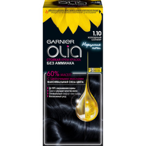 Краска для волос Garnier Olia оттенок 1.10 Холодный сапфир 112 мл - 1