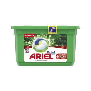 Капсулы для стирки Ariel Extra OXI Effect 12 шт