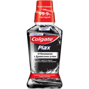Ополаскиватель для полости рта Colgate Plax Отбеливание с древесным углем 250 мл