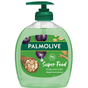 Мыло жидкое Palmolive Super Food Ягоды асаи и овес 300 мл