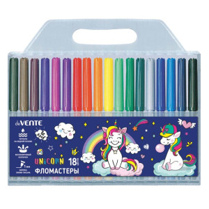 Фломастеры deVENTE Magic Unicorn 18 цветов