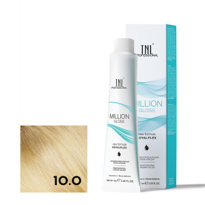Крем-краска для волос TNL Professional Million Gloss 10.0 Платиновый блонд 100 мл