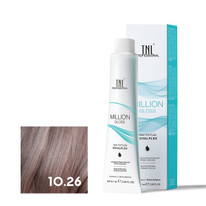 Крем-краска для волос TNL Professional Million Gloss 10.26 Платиновый блонд розовый 100 мл
